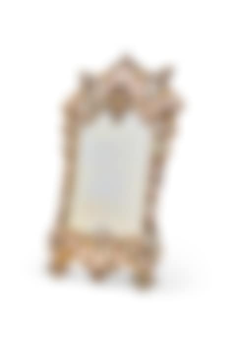A GEORGE II SILVER, SILVERED-BRONZE AND MOTHER-OF-PEARL TABLE MIRROR (preview)