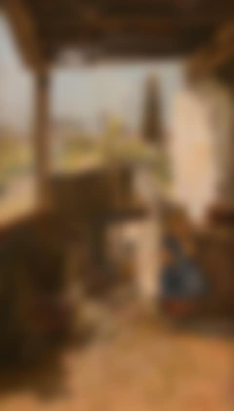 Girl on a terrace in the Wachau (preview)