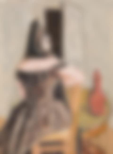 Rear view of a Spanish woman (preview)