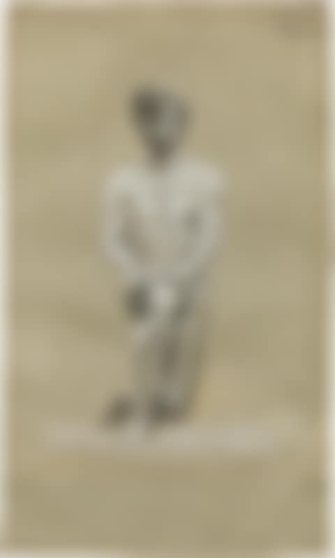 Kneeling male nude (preview)