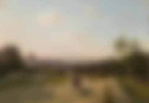 Evening mood in southern landscape (preview)