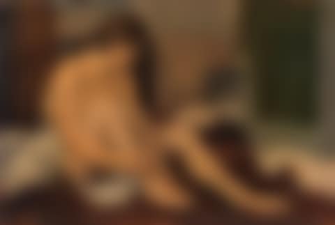 Sitting female nude (preview)