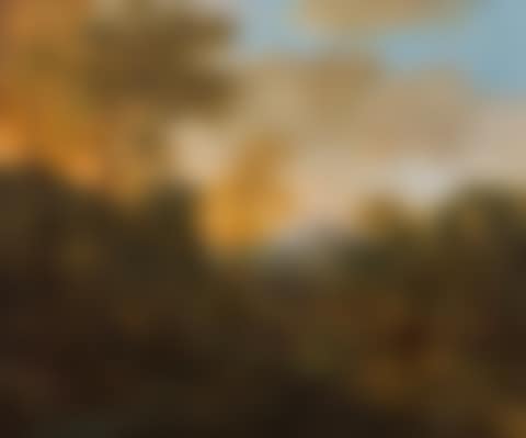 Southern mountain landscape with travellers (preview)