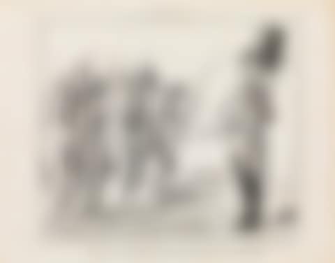 Soldats russes se préparant ..., sheet 13 from Les Cosaques pour rire" (preview)