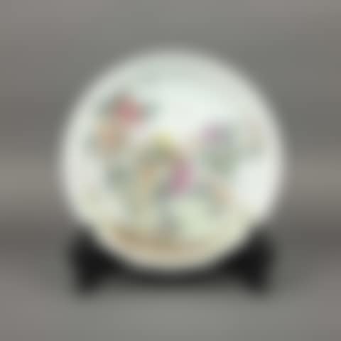 MODERN JINGDEZHEN FLOWER AND BIRD PATTERN DESIGN LARGE PLATE (preview)