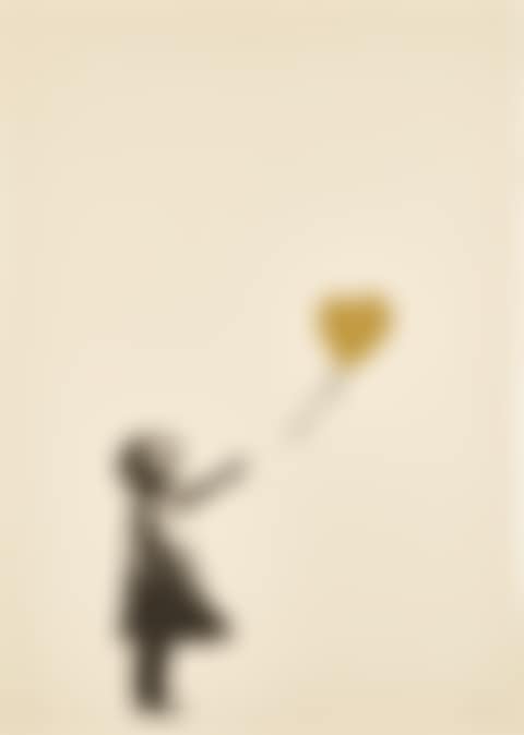 Girl with Balloon – Colour AP (Gold) (preview)