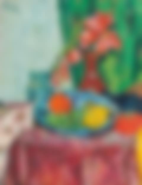 Still Life with Gladioli, Dish and Fruit, (preview)