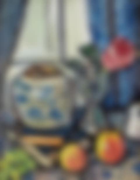 Still Life with Rose and Chinese Vase (preview)