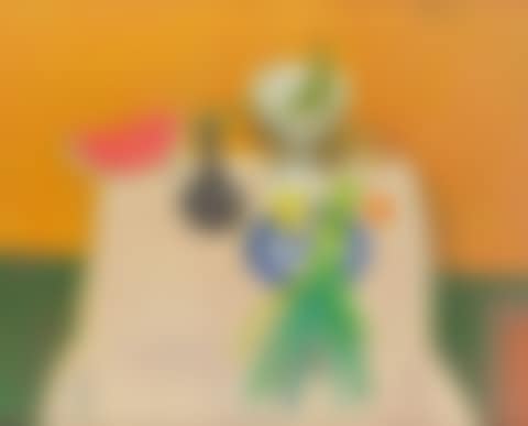 Still Life with Leek and Watermelon (preview)