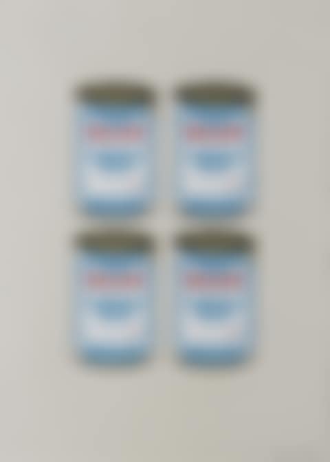 4 Soup Cans: Gold on Grey (preview)