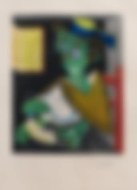 Femme Vert Au Chat (preview)