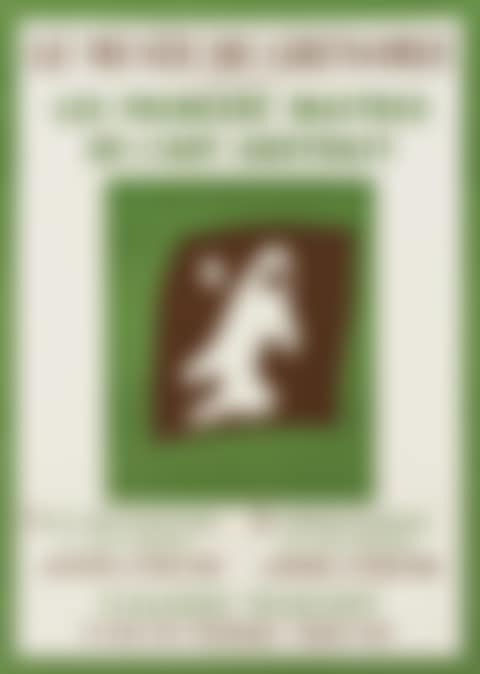 A poster for Les Premiers Maitres de l"Art Abstrait, Galerie Maeght (preview)
