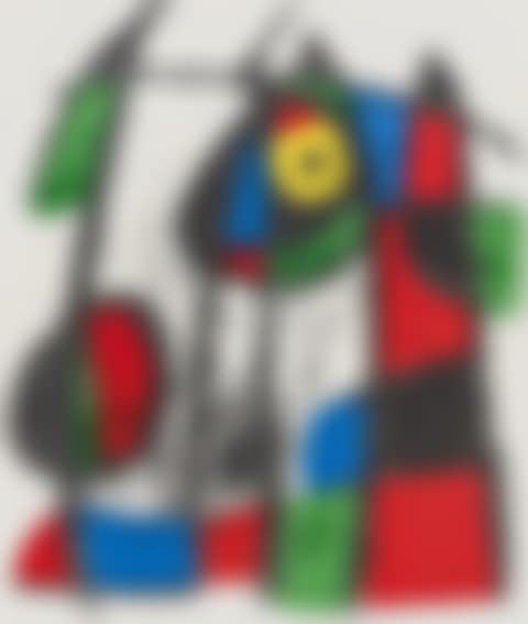 Two plates from "Joan Miro Lithographe II" (Cramer Books 198) (preview)