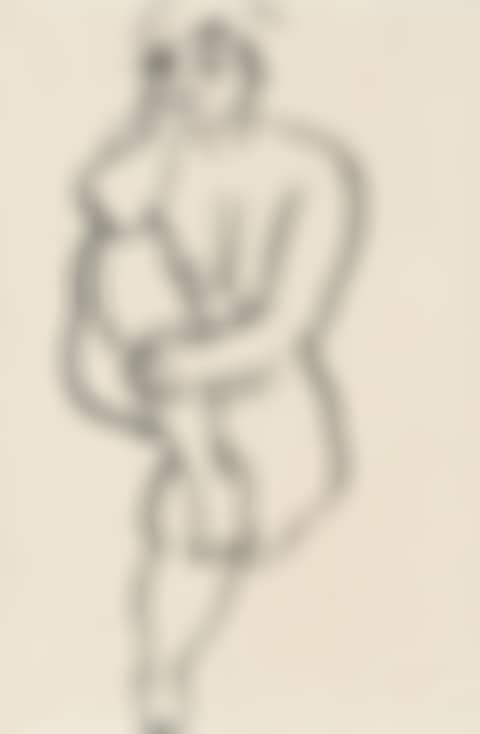Hockender Weiblicher Akt (Crouching Female Nude) (preview)