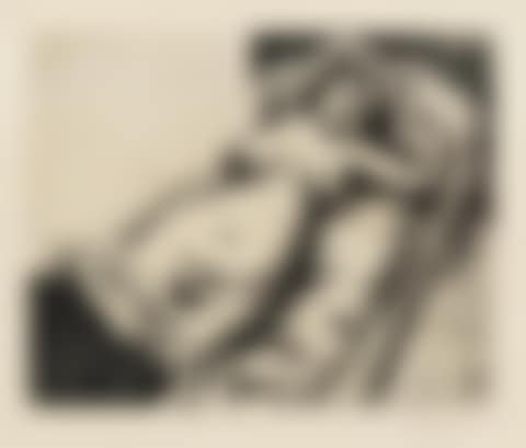 Femme Nu Reste dans Une Lit (preview)