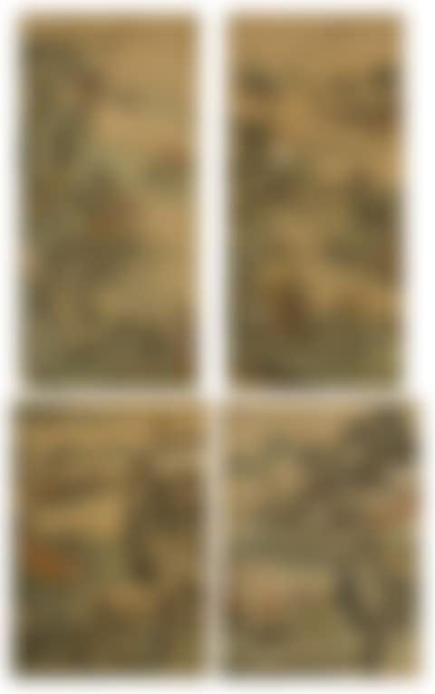 Four Chinese fable watercolors (preview)