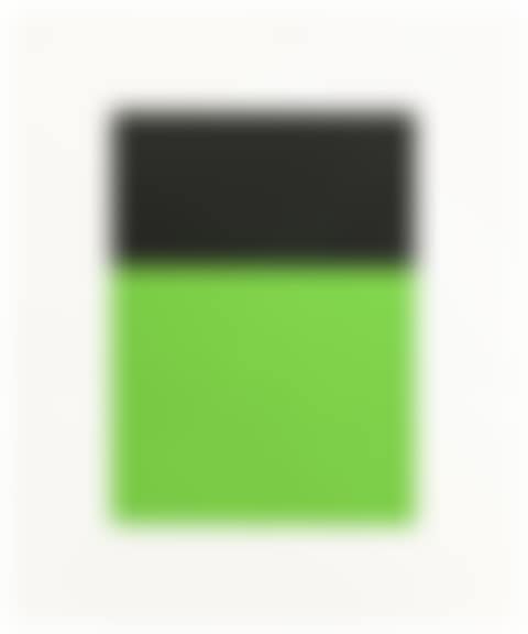 "Black/Green II," 1970 from "Series of Ten Lithographs" (preview)