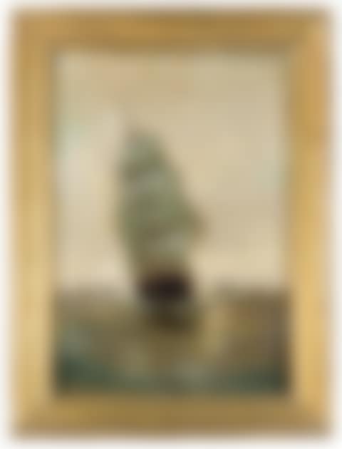 Clipper ship on rough seas (preview)