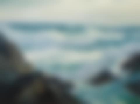 Rocky coastal with crashing waves (preview)