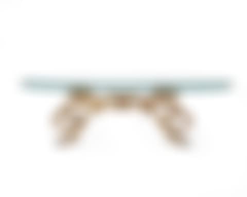 A gilt-iron and glass coffee table (preview)