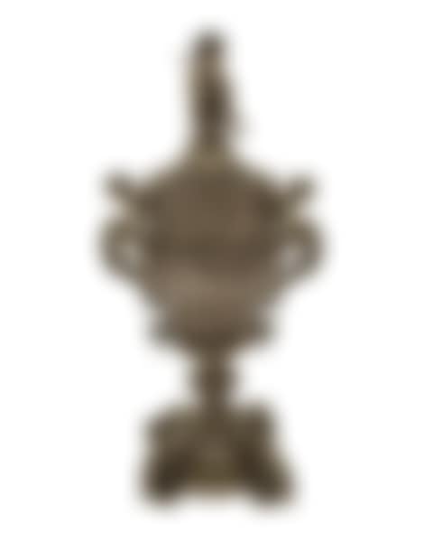 A Portuguese silvered-bronze lidded urn (preview)