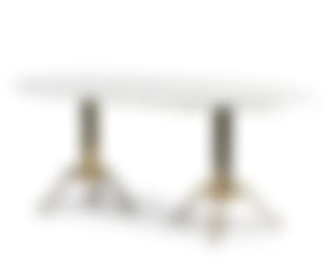 A brass and marble dining table (preview)