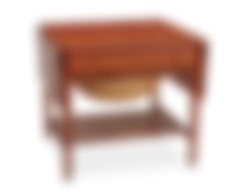 A modern teak sewing table (preview)