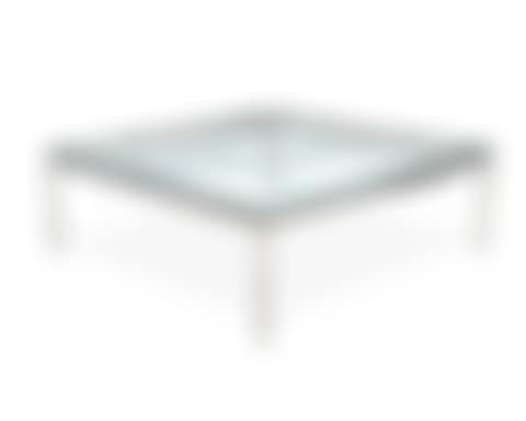 A large chromed steel cocktail table (preview)