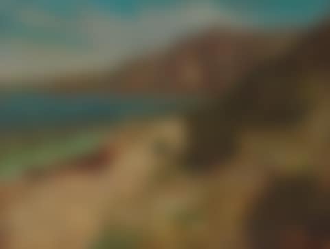 Small boat on the shore in a coastal landscape (preview)
