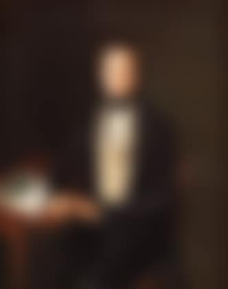 Portrait of a young man with a compass (preview)