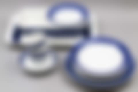 Ceramic dinner set in Koka pattern, 1950s (preview)