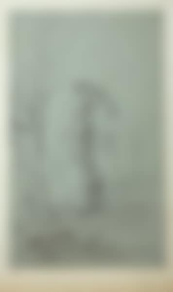 Young woman with parasol (preview)