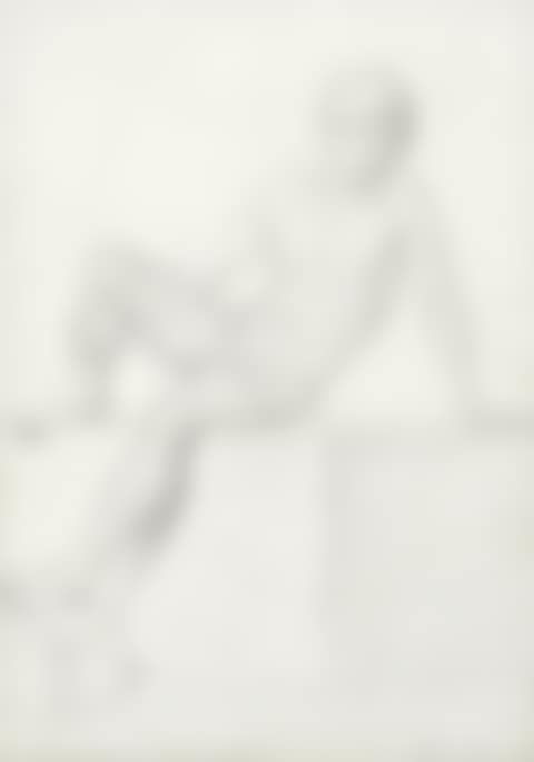 Karl Ballenberger Académie d'Homme Graphite on paper Couché 48,2 x 24,3 cm (preview)