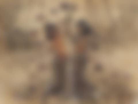 Two Balinese maidens in a garden (preview)
