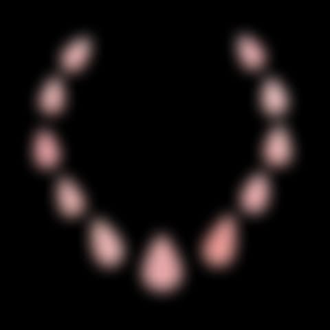 Suite of Eleven Pink Opal Drops (preview)