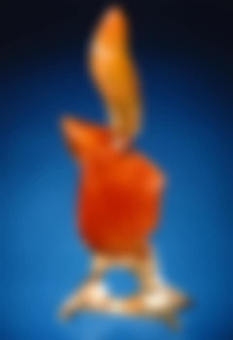 BRAZILIAN FIRE OPAL ESSENCE BOTTLE BY LAWRENCE STOLLER--"CHARIOT OF FIRE" (preview)