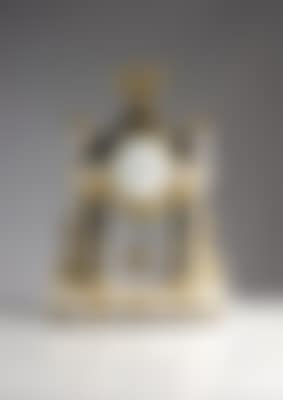 Marble clock in the Louis XVI style (preview)