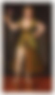 Portrait of a sultana, full-length, wearing nalins (preview)