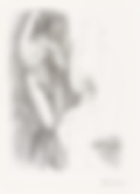 Femme nue devant une Statue (preview)