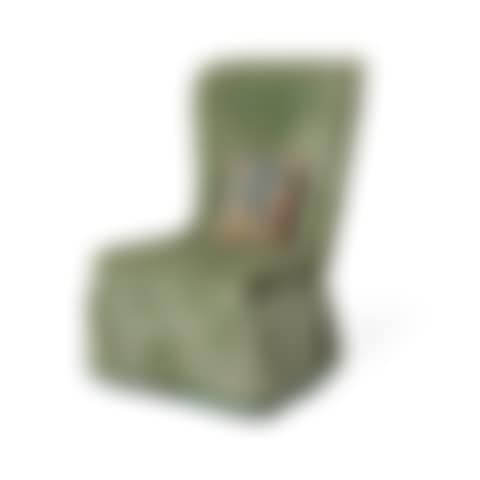 A TUFTED UPHOLSTERED SALON CHAIR (preview)