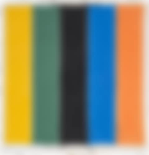 Colored Paper Image XIII (Yellow Green Black Blue Orange) (A. 153) (preview)