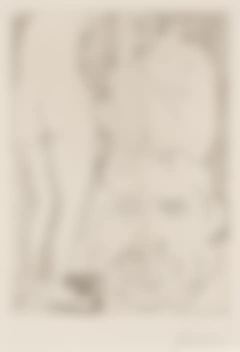 Femme songeuse et inquiète dans l'atelier de sculpture, from the Vollard suite (B. 188; Ba. 347) (preview)