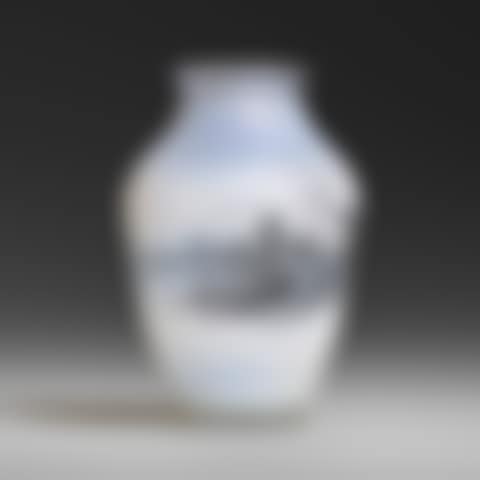 Dutch scenic vase with windmills (preview)