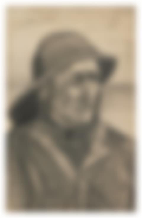 Hoofd van een visser, driekwart naar rechts gekeerd (Head of a Fisherman, Turned Three-Quarters to the Right) (preview)