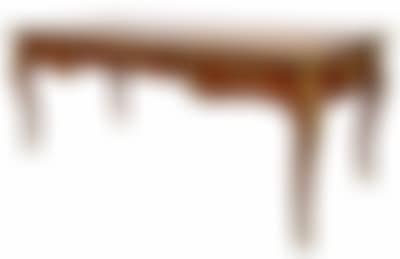 Stately desk, so-called Bureau plat in Louis XV style (preview)