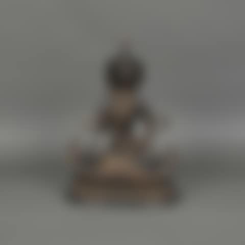 GILDED SEATED STATUE OF BUDDHA VAJRASATTVA (preview)