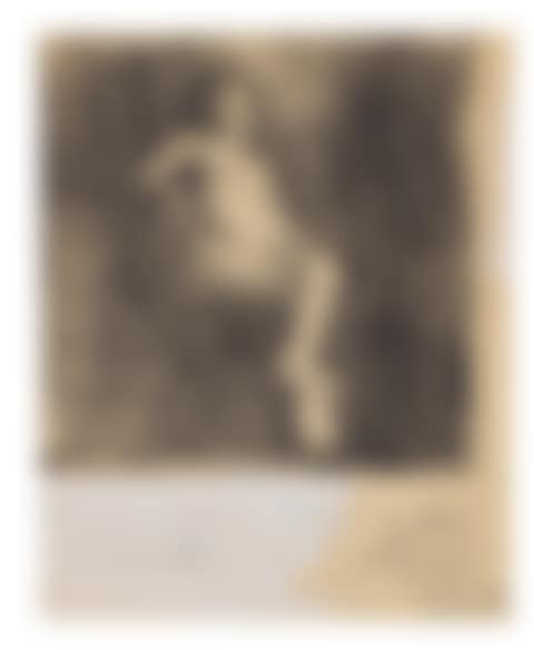 Nude seated on a folding chair, from (preview)
