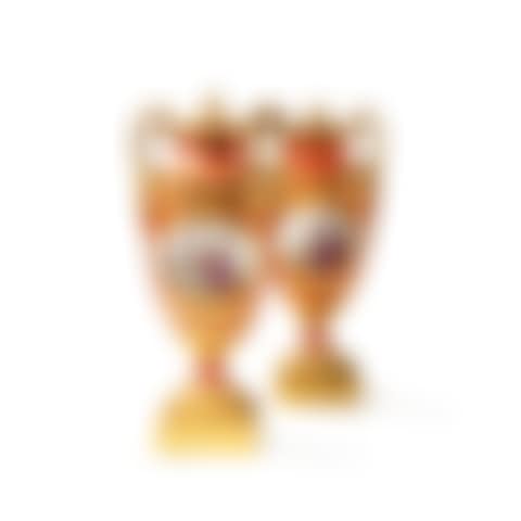 Rare paire de vases couverts à fond moucheté corail en porcelaine de Sèvres de l'époque Louis XV (preview)