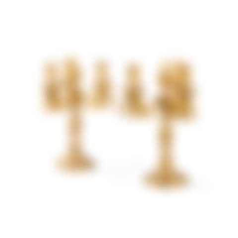 A pair of Louis XVI gilt-bronze three-light candelabra (preview)