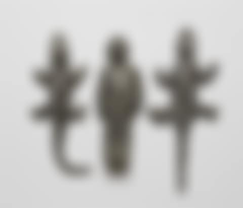 Zwei Echsen mit Mann (Two Lizards and a Man) (preview)